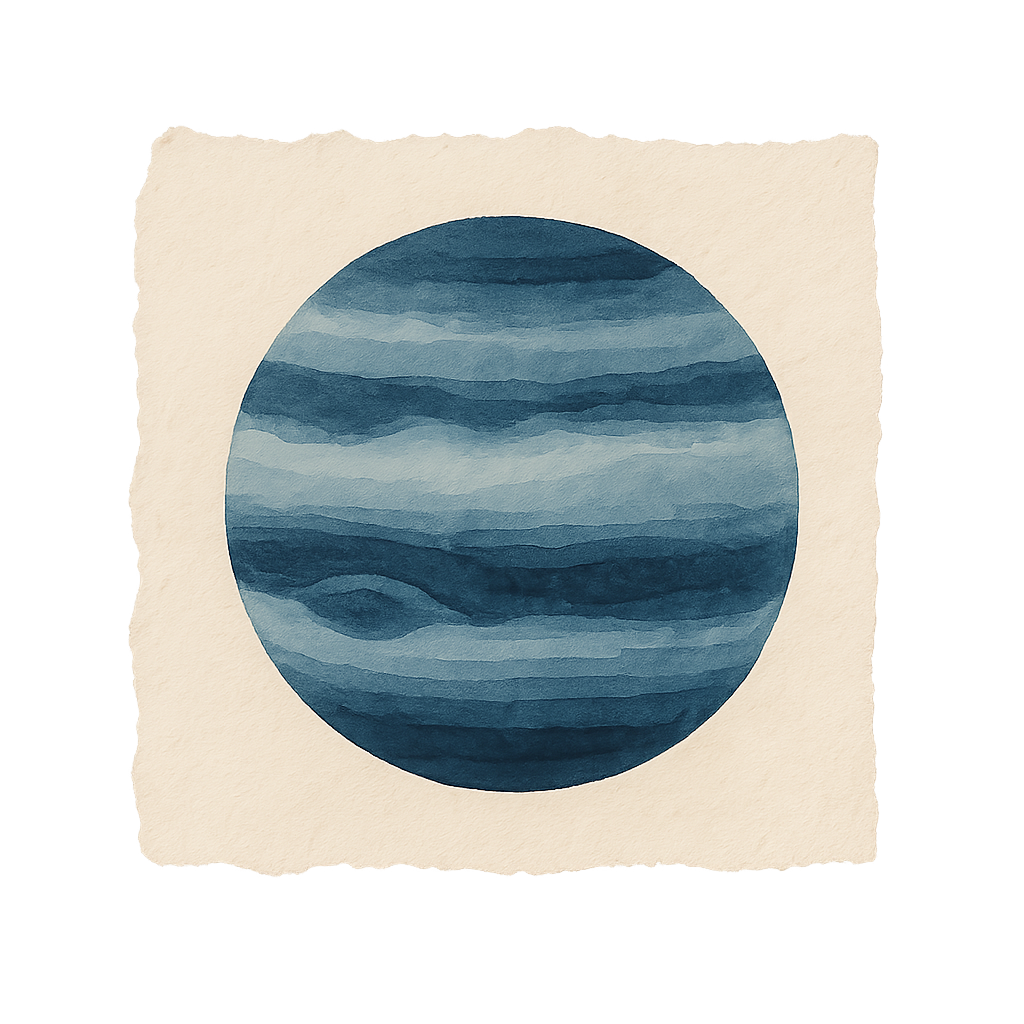 Jupiter bleu