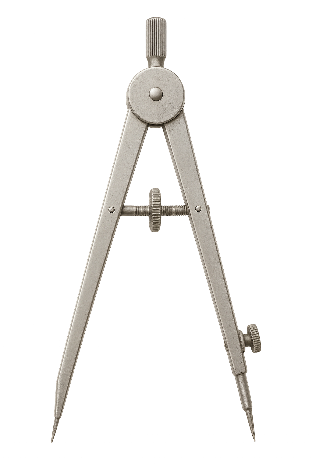 Palier d'élévation de l'être - compas argent - astromorphia