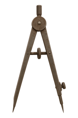 Palier d'élévation de l'être - compas métal - astromorphia-2