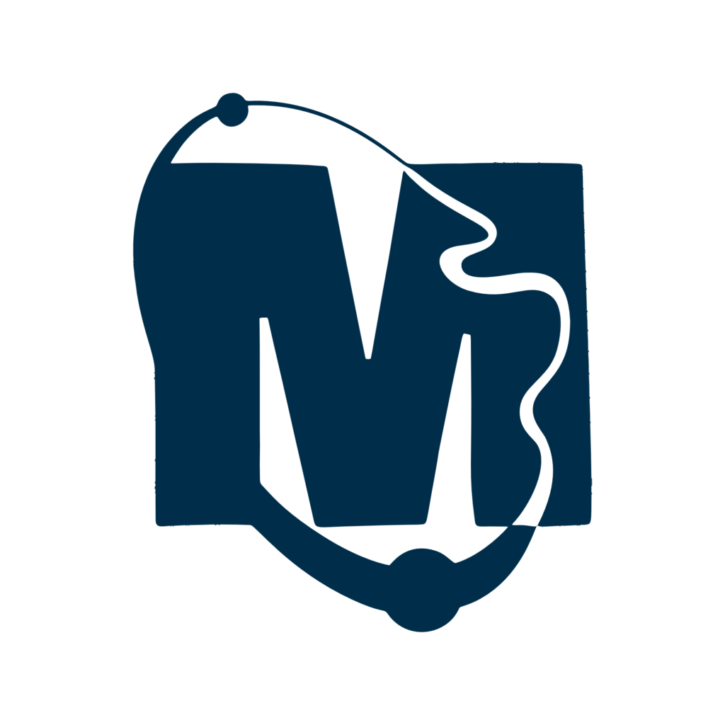 Astromorphia logo bleu foncé